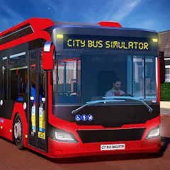 Взлом City Bus Simulator: Bus Games (Риал Сити Бас Симулятор Геймс)  [МОД Все открыто] - полная версия apk на Андроид