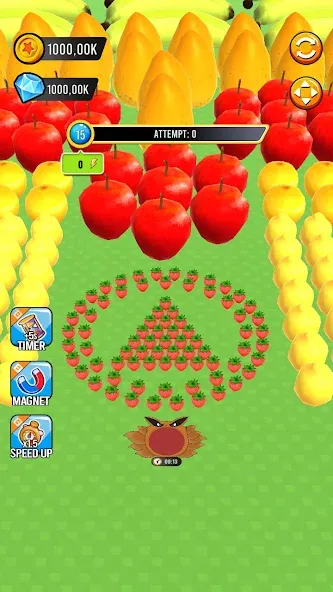 Fruit hole: Black hole (Фрут хол)  [МОД Unlimited Money] Screenshot 1