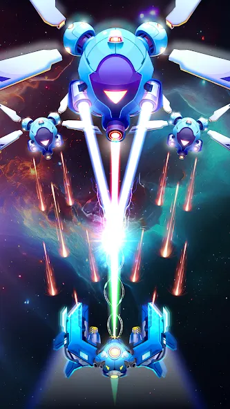 Galaxy Attack - Space Shooter (Гэлэкси Атак)  [МОД Unlocked] Screenshot 3