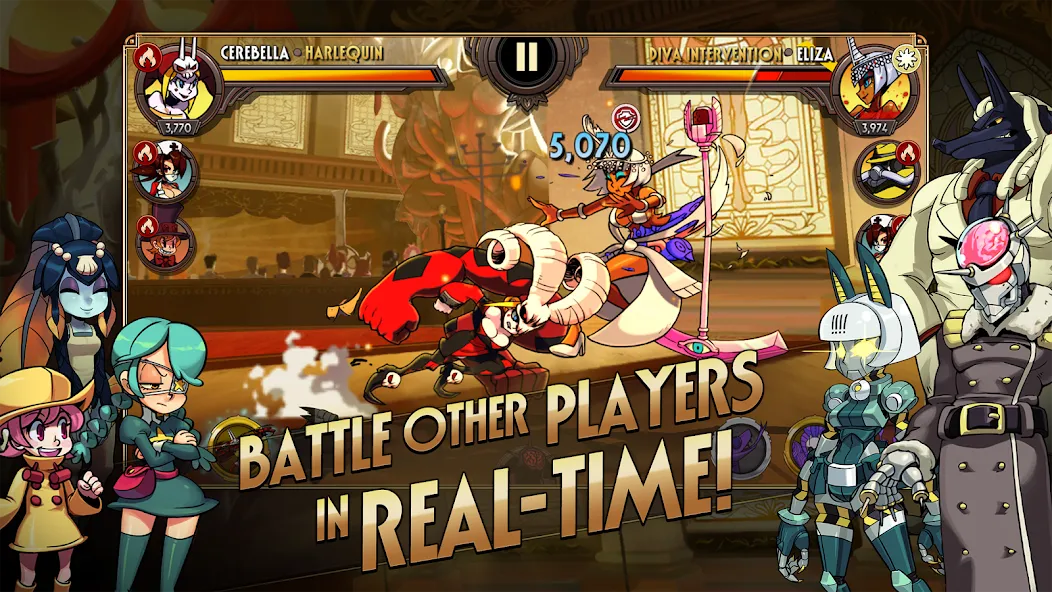 Skullgirls: Fighting RPG (Скулгрлз)  [МОД Много денег] Screenshot 2