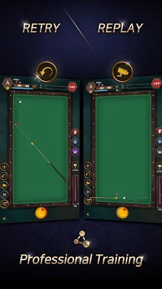 Real Billiards Battle - carom (Риал Бильярдс Батл)  [МОД Бесконечные монеты] Screenshot 5