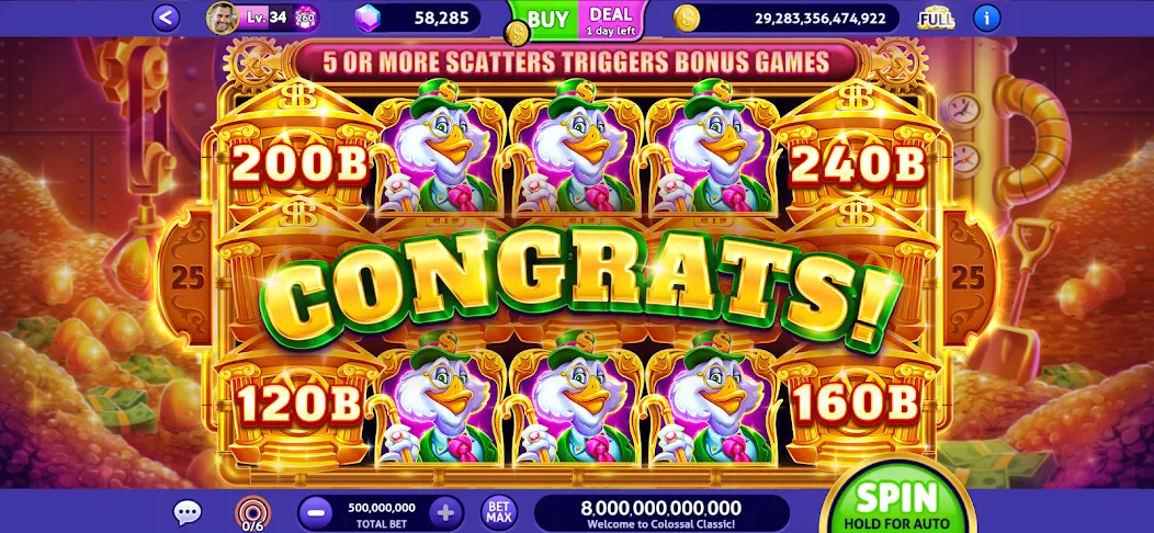 Club Vegas Slots Casino Games (Клуб Вегас)  [МОД Unlimited Money] Screenshot 3