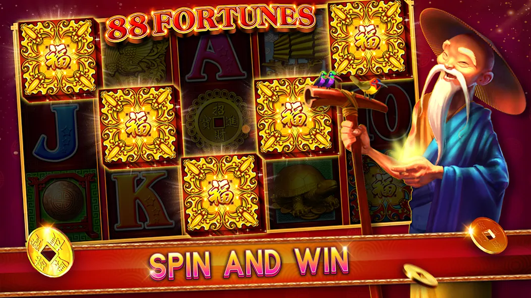 88 Fortunes Casino Slot Games (Форчунс)  [МОД Unlimited Money] Screenshot 1