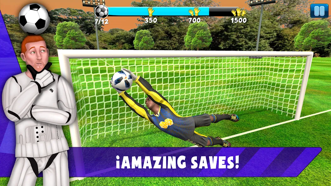 Soccer Goalkeeper 2024 (Соккер Голкипер 2022)  [МОД Много денег] Screenshot 2