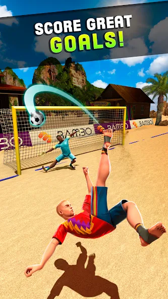 Shoot Goal - Beach Soccer Game (Шут)  [МОД Бесконечные деньги] Screenshot 3