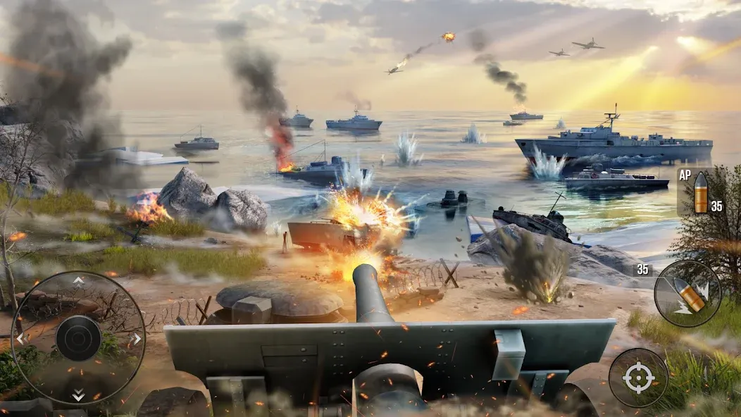 World of Artillery: Cannon War (Ворлд оф Артиллери)  [МОД Unlimited Money] Screenshot 2