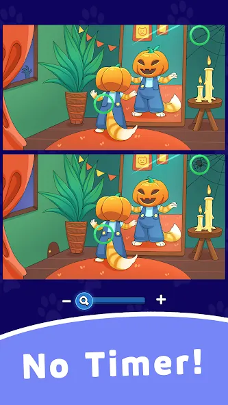 Find Differences: Cute Cats  [МОД Menu] Screenshot 3