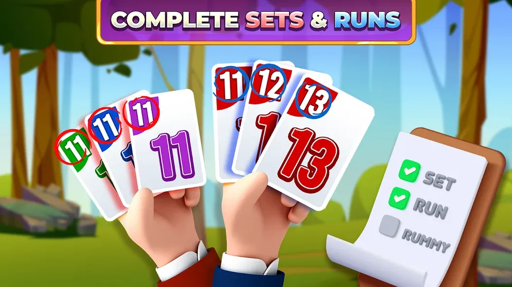 Rummy Rush - Classic Card Game (Рамми Раш)  [МОД Все открыто] Screenshot 2