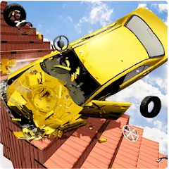 Скачать взломанную Beam Drive Crash Death Stair C (Бим Драйв Краш Дэт Стэр С)  [МОД Бесконечные монеты] - полная версия apk на Андроид