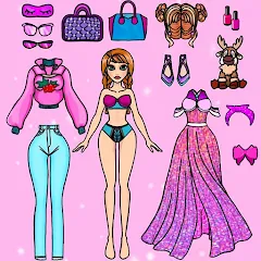 Взлом Doll Dress Up Makeup Girl Game (Чиби кукла одевает девушку игры)  [МОД Все открыто] - последняя версия apk на Андроид