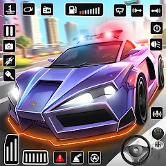 Взлом Police Car Kids Driving Game (Кидс Полис Геймс)  [МОД Menu] - последняя версия apk на Андроид