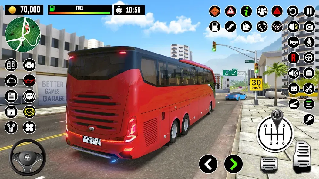 Bus Driving School : Bus Games  [МОД Меню] Screenshot 5