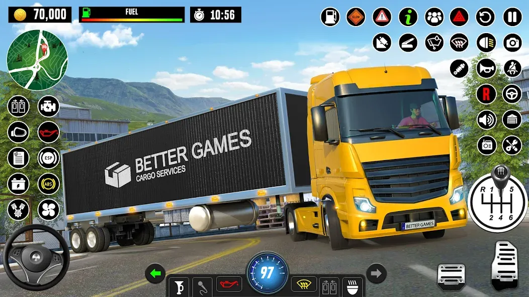 Truck Games - Driving School  [МОД Меню] Screenshot 1