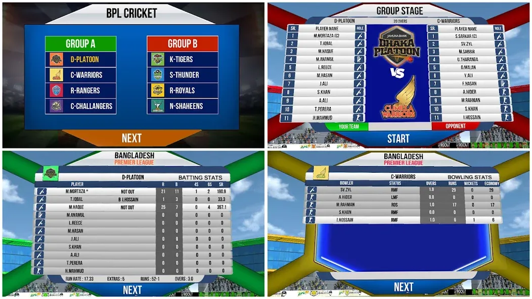 Bangladesh Cricket T20 Game (Бангладеш Крикет Лиг)  [МОД Unlimited Money] Screenshot 5