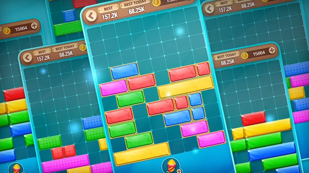 Block Crush - Puzzle Game  [МОД Бесконечные монеты] Screenshot 3