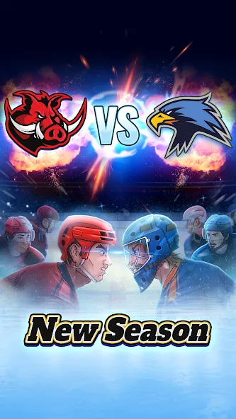 Superstar Hockey (уперстар Хоккей)  [МОД Много денег] Screenshot 1