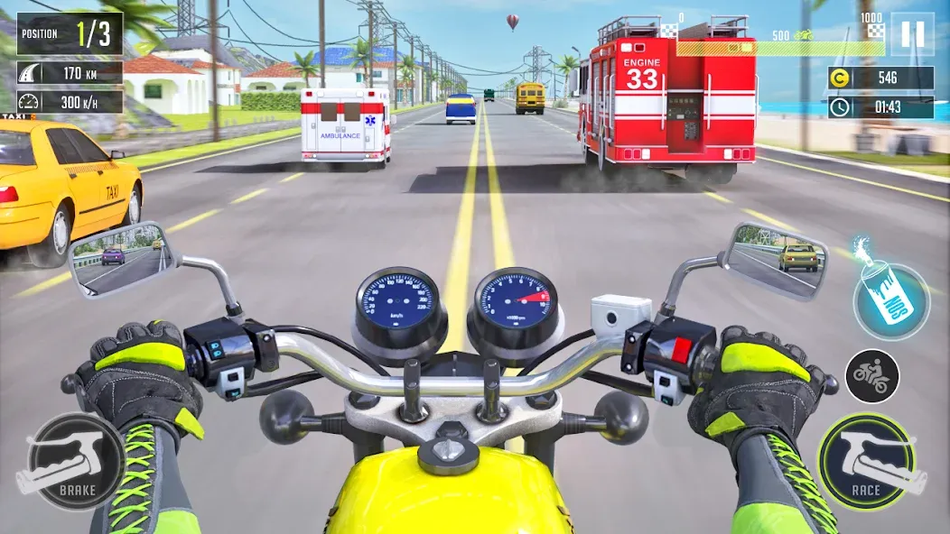 3d Bike Racing Bike Race Games  [МОД Unlocked] Screenshot 2