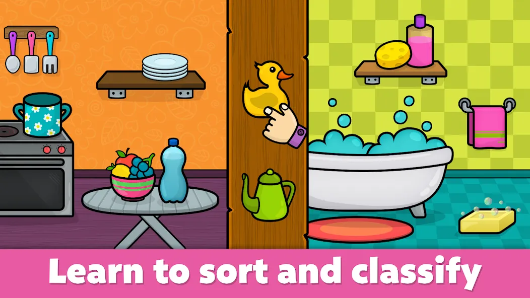 Baby Games: Shapes and Colors  [МОД Бесконечные монеты] Screenshot 2