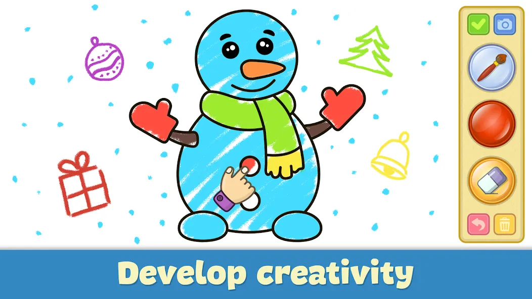 Kids Coloring & Drawing Games  [МОД Menu] Screenshot 3