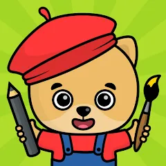 Скачать взломанную Kids Coloring & Drawing Games  [МОД Menu] - последняя версия apk на Андроид