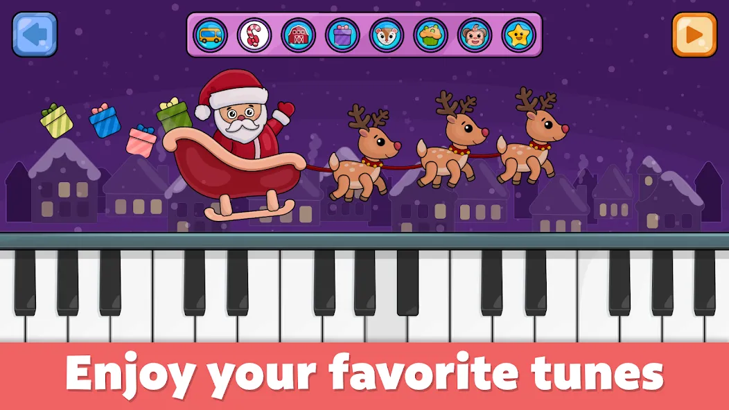 Baby Piano: Kids Music Games  [МОД Mega Pack] Screenshot 1