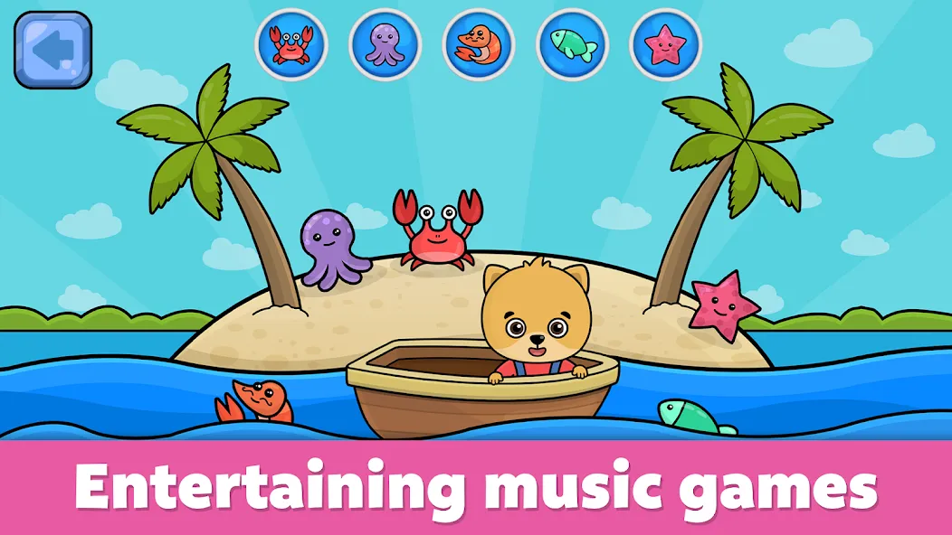 Baby Piano: Kids Music Games  [МОД Mega Pack] Screenshot 4