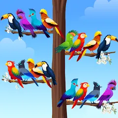 Взлом Bird Sort - Color Puzzle  [МОД Меню] - полная версия apk на Андроид