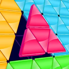 Скачать взлом Block! Triangle Puzzle:Tangram  [МОД Бесконечные монеты] - последняя версия apk на Андроид