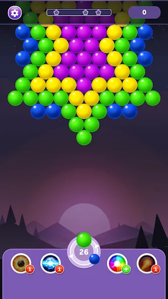 Bubble Shooter Rainbow  [МОД Меню] Screenshot 1