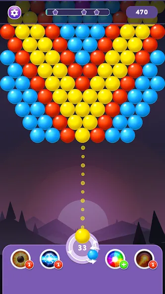 Bubble Shooter Rainbow  [МОД Меню] Screenshot 2