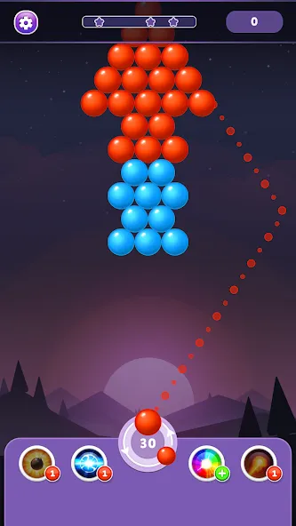 Bubble Shooter Rainbow  [МОД Меню] Screenshot 3