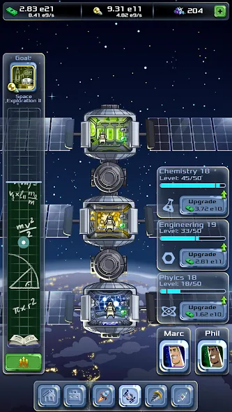 Idle Space Company (Айдл)  [МОД Много денег] Screenshot 3