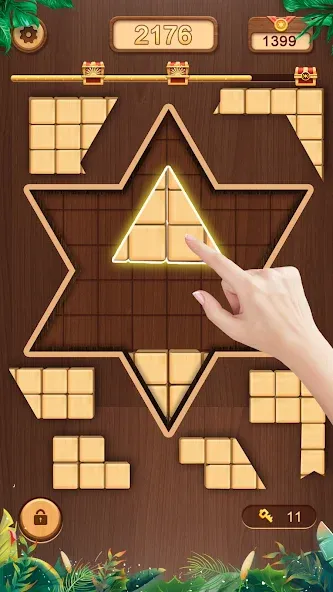 WoodCube - Woody Puzzle (ВудКуб)  [МОД Unlocked] Screenshot 3