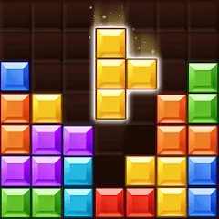 Скачать взлом Block Gems: Block Puzzle Games (Блок драгоценные камни)  [МОД Много денег] - последняя версия apk на Андроид