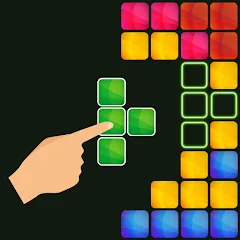 Скачать взломанную Block Buster - Hex and Square  [МОД Unlocked] - полная версия apk на Андроид