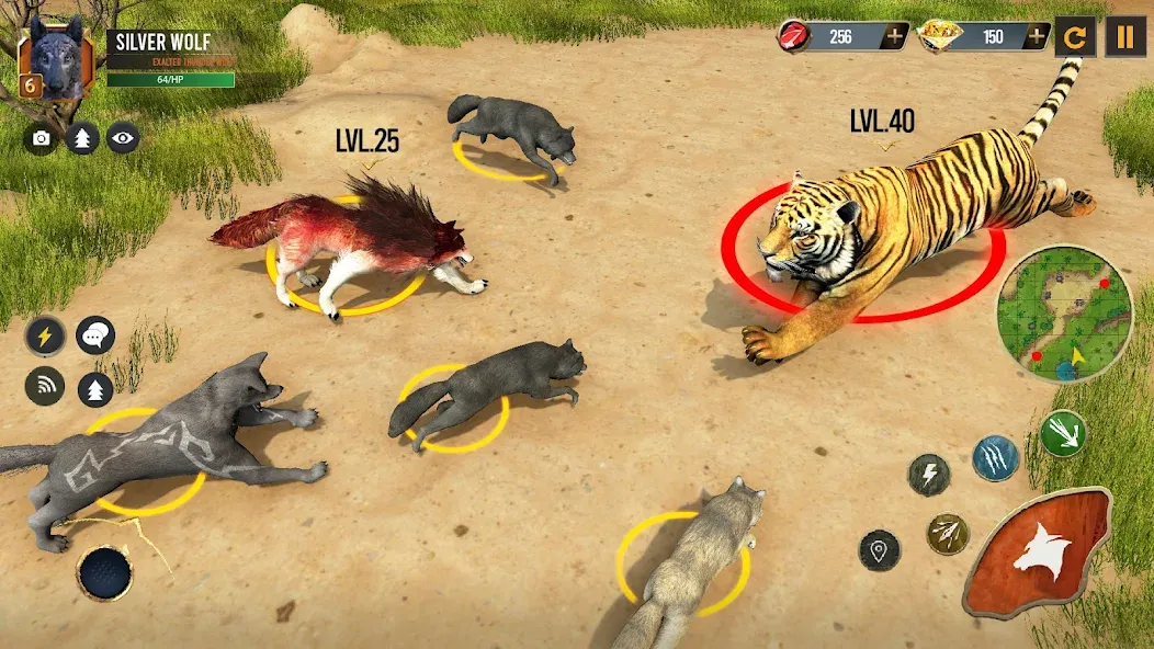 Wild Wolf Simulator Wolf Games  [МОД Menu] Screenshot 4