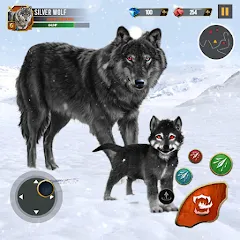 Скачать взлом Wild Wolf Simulator Wolf Games  [МОД Menu] - последняя версия apk на Андроид