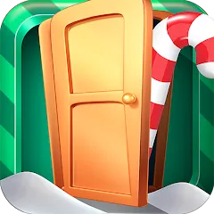 Взлом Open 100 Doors - Christmas!  [МОД Много денег] - полная версия apk на Андроид