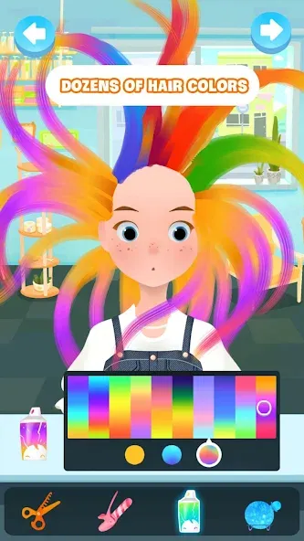 Hair salon games : Hairdresser  [МОД Mega Pack] Screenshot 1