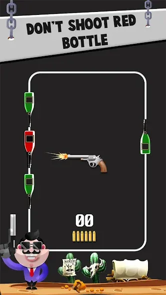 Bottle Shooting VS Gun  [МОД Меню] Screenshot 2