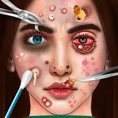 Взломанная ASMR Doctor Makeup Salon games (АСМР)  [МОД Бесконечные деньги] - последняя версия apk на Андроид