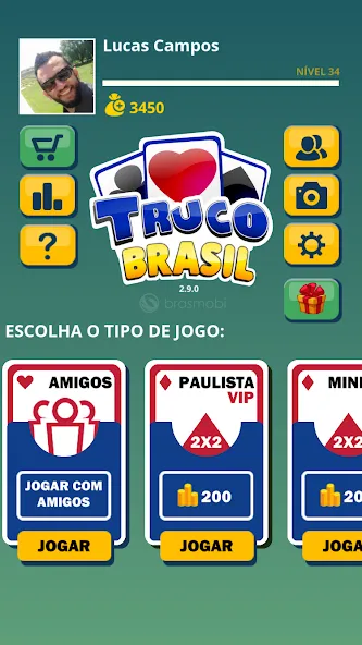 Truco Brasil - Truco online (Труко Бразиль)  [МОД Все открыто] Screenshot 1