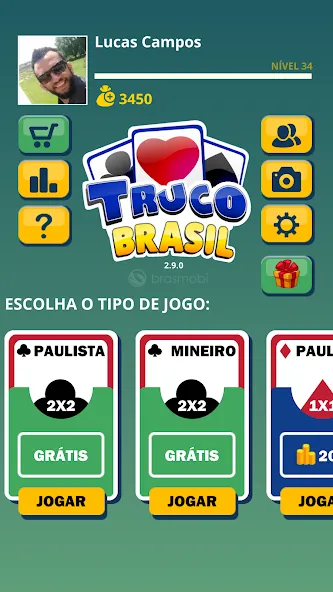 Truco Brasil - Truco online (Труко Бразиль)  [МОД Все открыто] Screenshot 2