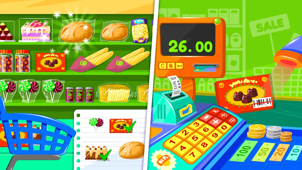 Supermarket Game 2  [МОД Много денег] Screenshot 2