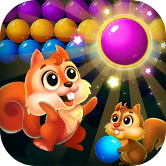 Скачать взломанную Bubble Shooter Rescue (Бабл Шутер Рескью)  [МОД Все открыто] - стабильная версия apk на Андроид