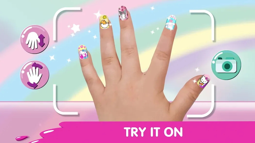 Hello Kitty Nail Salon  [МОД Все открыто] Screenshot 4