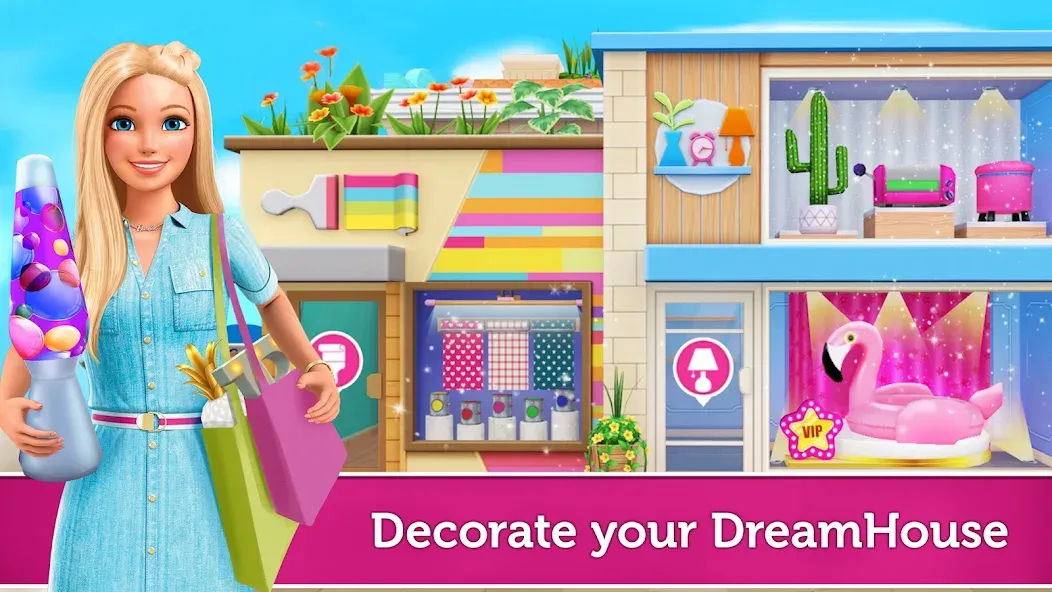 Barbie Dreamhouse Adventures (Барби Приключения в доме мечты)  [МОД Бесконечные монеты] Screenshot 1