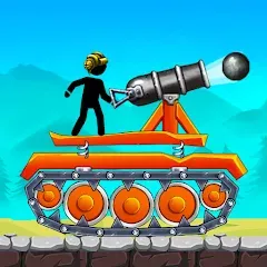 Скачать взлом The Tank: Stick pocket hill (Зе Тенк)  [МОД Много монет] - полная версия apk на Андроид