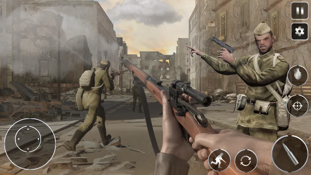 Call Of Courage : WW2 Shooting  [МОД Mega Pack] Screenshot 5