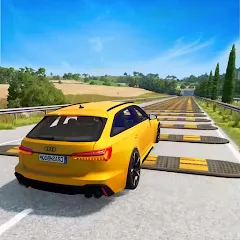 Скачать взломанную Beam Drive Road Crash 3D Games (Бим Драйв Роад Краш 3Д Геймс)  [МОД Unlocked] - последняя версия apk на Андроид